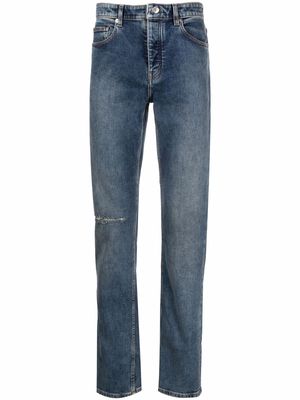 Zadig&Voltaire stonewashed straight-leg jeans - Blue