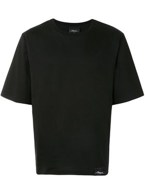 3.1 Phillip Lim logo patch boxy T-shirt - Black