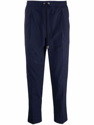 Moncler drawstring-waist trousers - Blue