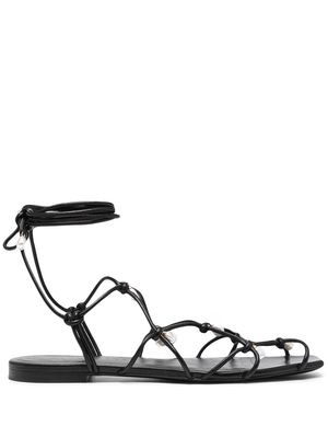 Altuzarra Pearl wraparound sandals - Black