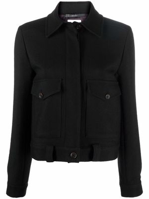 PAUL SMITH cropped wool jacket - Black