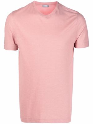 Zanone round neck T-shirt - Pink