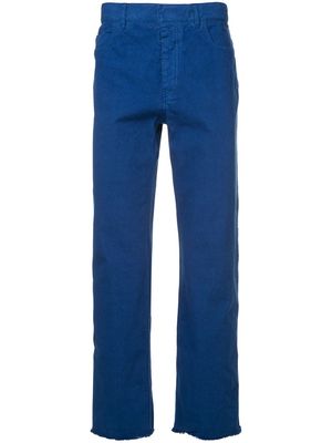 Haider Ackermann straight-leg trousers - Blue