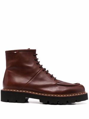 Bally lace-up ankle boots - Brown