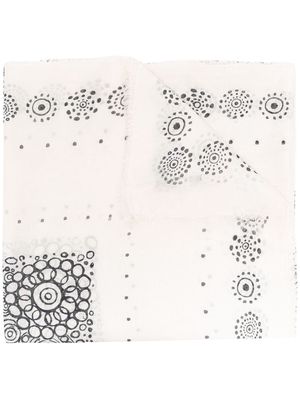 10 CORSO COMO geometric print scarf - Neutrals