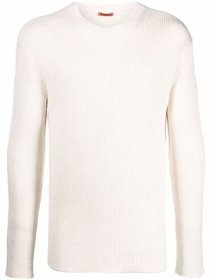 Barena ribbed-knit linen-cotton jumper - Neutrals