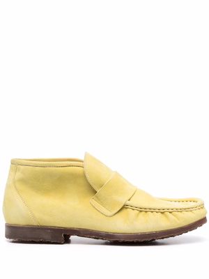 Premiata suede ankle-length loafers - Yellow