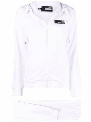 Love Moschino two-piece logo tracksuit - White