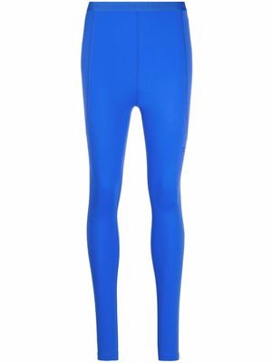Balenciaga high-waisted leggings - Blue