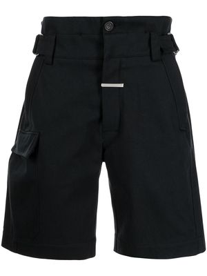 Zilver Savanna cargo shorts - Black