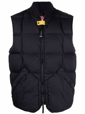 Parajumpers band-collar padded vest - Blue