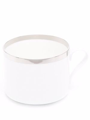 Fürstenberg Treasure Platinum cylindrical coffee cup - White