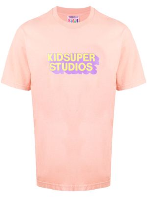 KidSuper logo-print cotton T-shirt - Pink