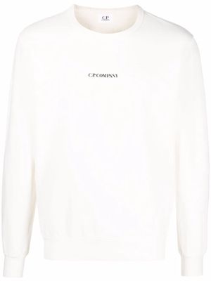 C.P. Company cotton logo-print sweatshirt - White