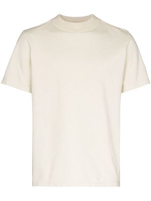 Les Tien mock-neck cotton T-shirt - Neutrals