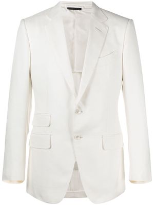 TOM FORD single-breasted tailored blazer - White