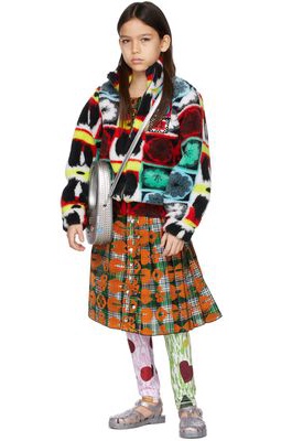 Chopova Lowena Kids Multicolor Fleece Jacket