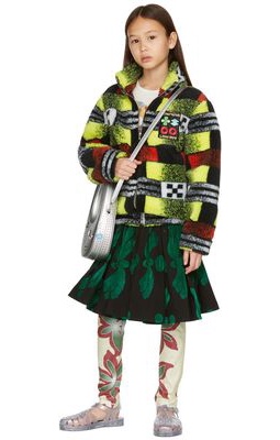 Chopova Lowena Kids Multicolor Fleece Coat