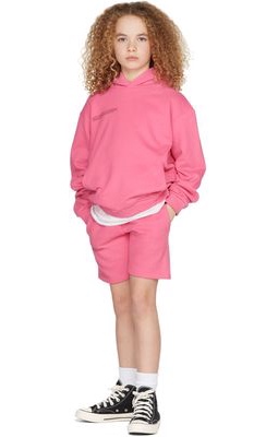 PANGAIA Kids Pink Long 365 Shorts