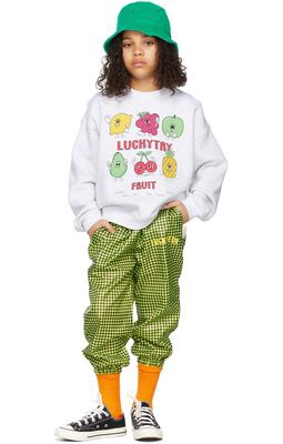 Luckytry Kids Grey Fruit Store Sweatshirt