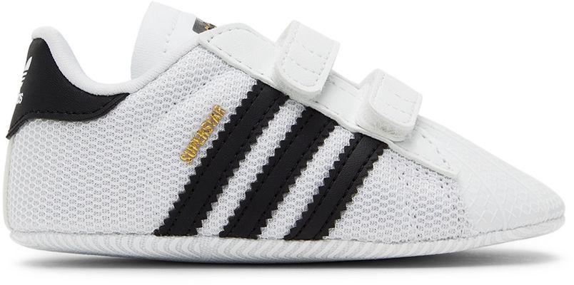 adidas Kids Baby White Superstar Crib Sneakers