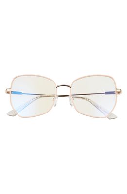 The Book Club The Bungle Crook 56mm Blue Light Blocking Reading Glasses in Ginger Pickle