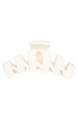 BP. River Claw Clip in White