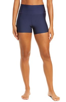 Alo Airlift High Waist Shorts in True Navy