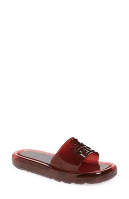 Tory Burch Bubble Jelly Slide Sandal in Red/Red