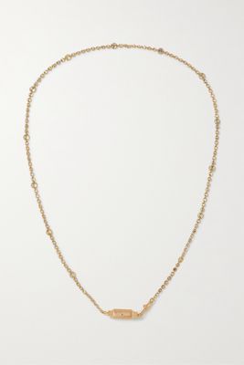 Marie Lichtenberg - Rivière 18-karat Gold Diamond Necklace - Rose gold