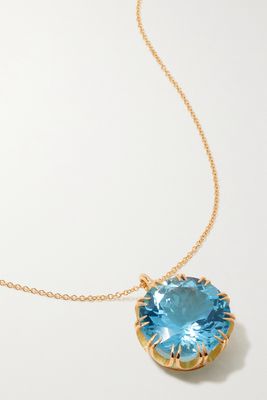 Ileana Makri - Crown 18-karat Gold Topaz Necklace - one size