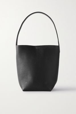 The Row - N/s Park Small Textured-leather Tote - Black