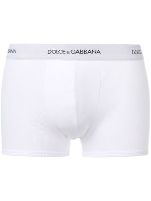 Dolce & Gabbana logo band boxers - White