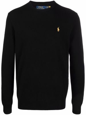 Polo Ralph Lauren embroidered polo Pony jumper - Black