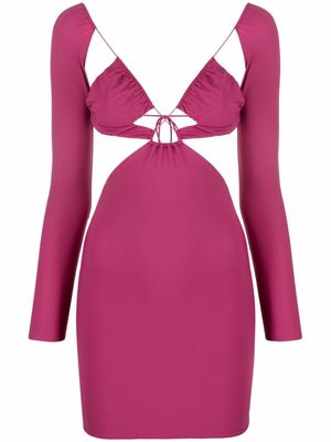 Amazuìn Azhar cut-out minidress - Pink