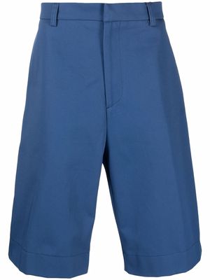 ETRO straight-leg chino shorts - Blue