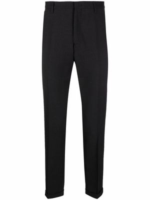 PAUL SMITH slim-fit tailored trousers - Black