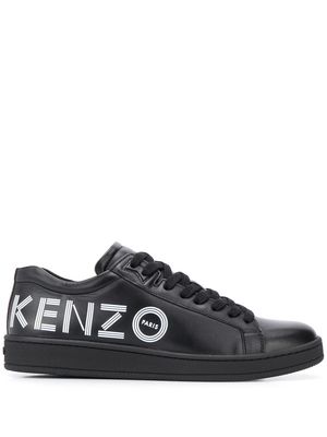 Kenzo logo-print low-top trainers - Black