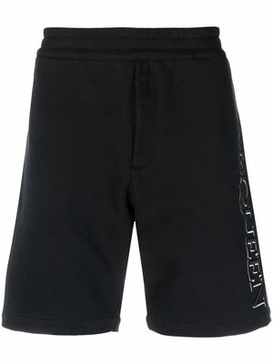 Alexander McQueen logo-print bermuda shorts - Black