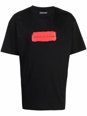 Vision Of Super logo-print T-shirt - Black