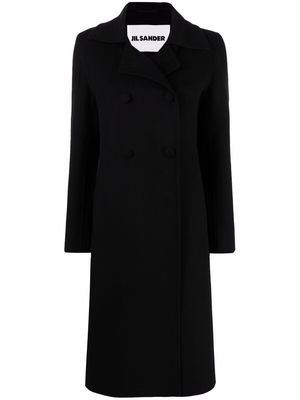 Jil Sander button-front coat - Black