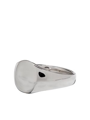 Tom Wood oval signet ring - Silver