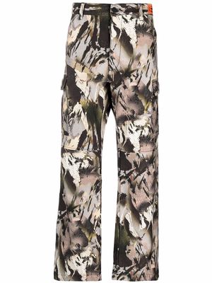 Heron Preston camouflage-print cargo trousers - Green