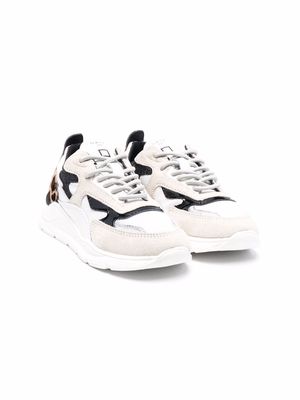 D.A.T.E. lace-up low-top sneakers - White