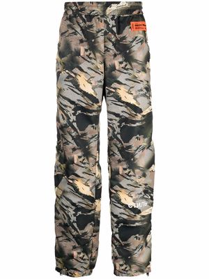 Heron Preston camouflage-print track pants - Green