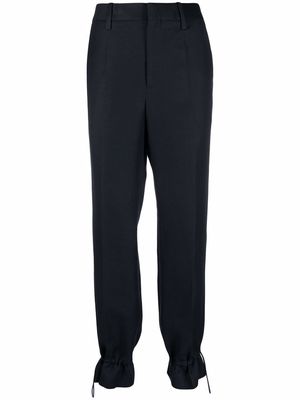 JW Anderson tailored toggle-fastening trousers - Blue