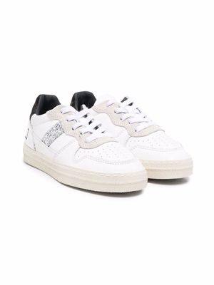 D.A.T.E. low-top lace-up sneakers - White