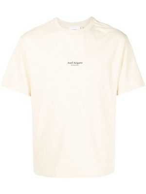 Axel Arigato logo-print short-sleeved T-shirt - Yellow