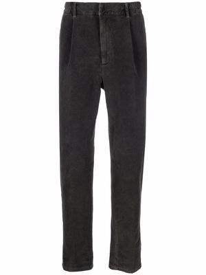 Altea slim-fit velvet trousers - Grey