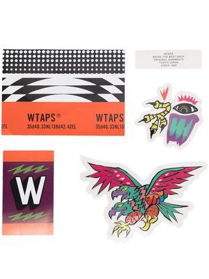 WTAPS graphic print stickers - Multicolour